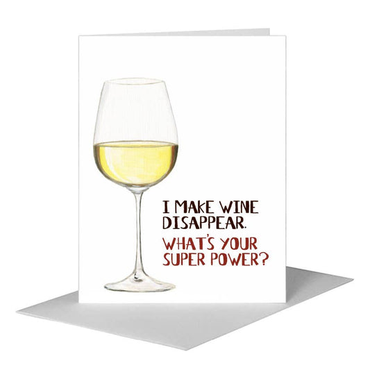 Aperitif Wine, Greeting Card (#8214R) A2 Card Front, www.printedcanvas.com