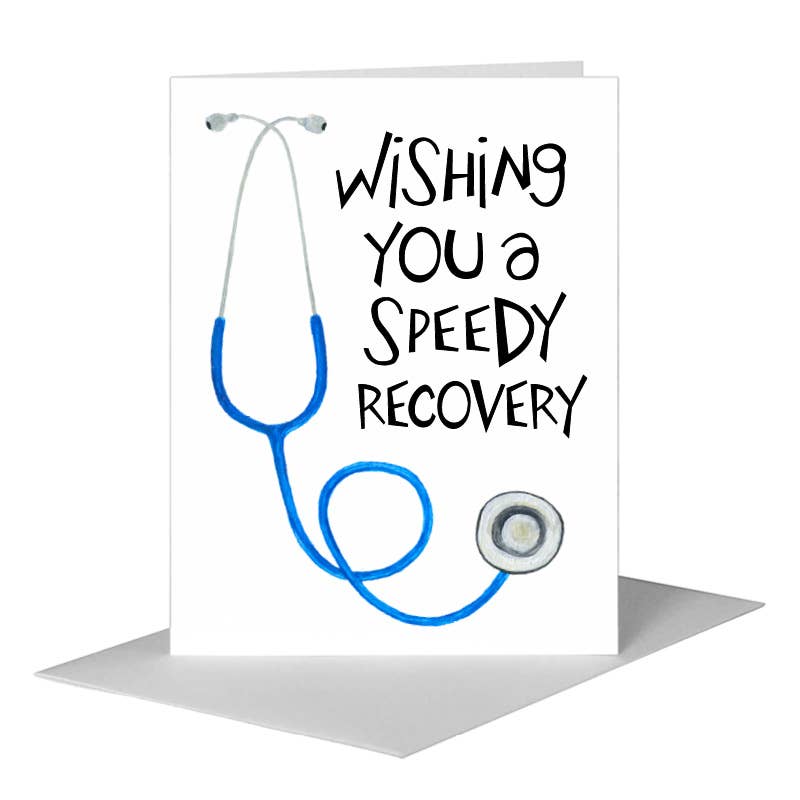 Stethoscope, Greeting Card (#8621A) A2 Card Front, www.printedcanvas.com