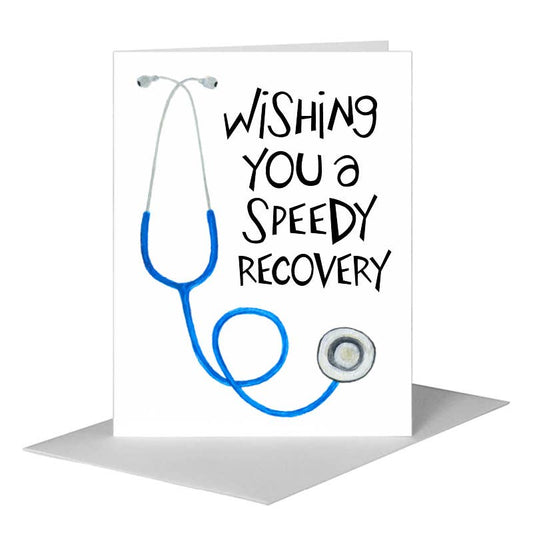 Stethoscope, Greeting Card (#8621A) A2 Card Front, www.printedcanvas.com