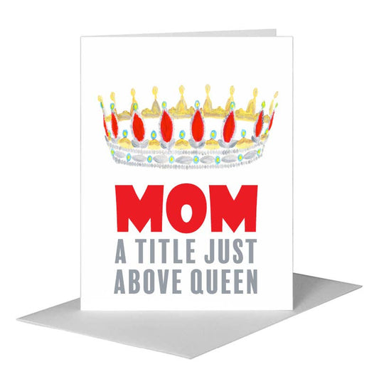 Crown Tiara, Greeting Card (#8023C) A2 Card Front, www.printedcanvas.com