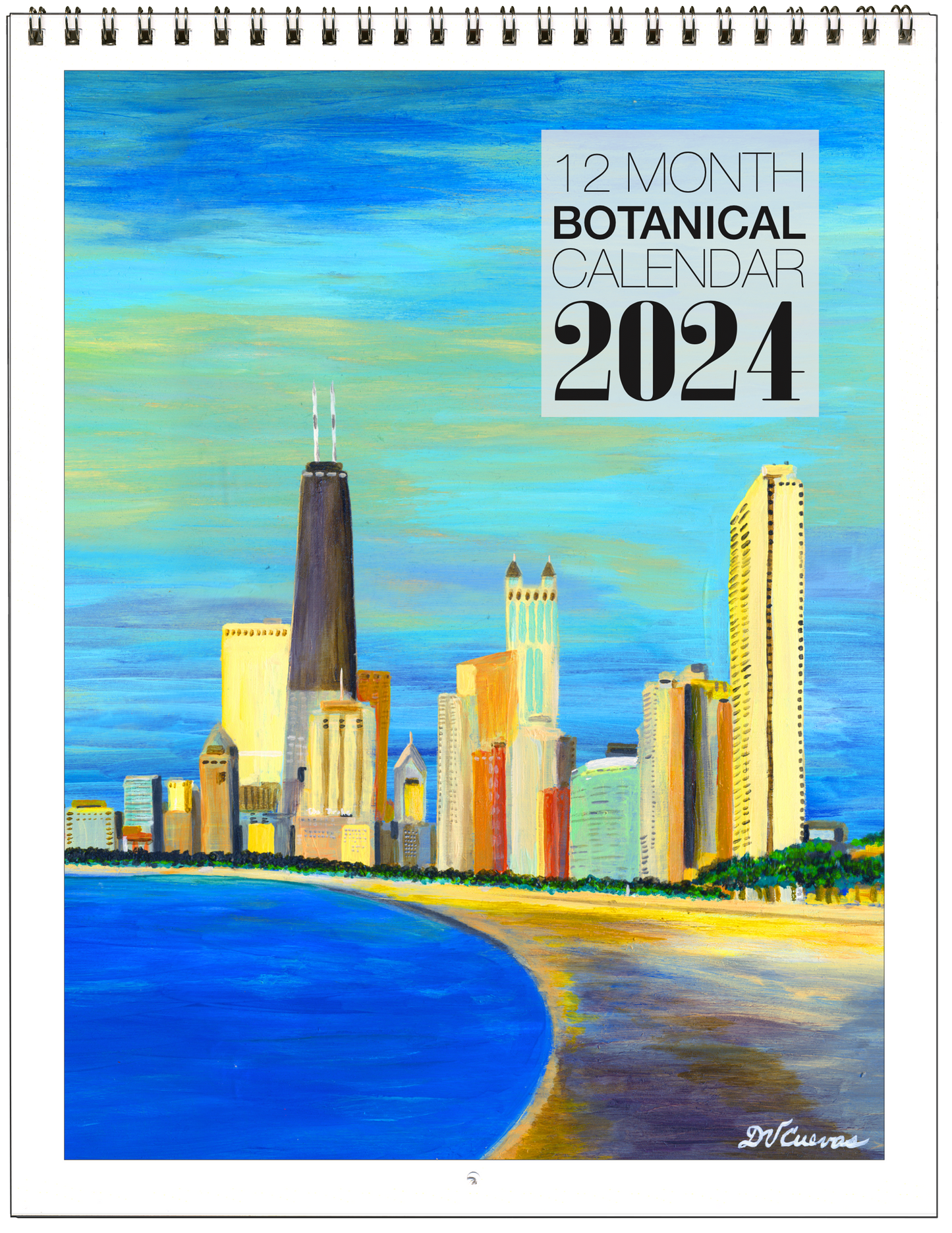 Hanging Letter Calendar, Chicago (#311-2024)