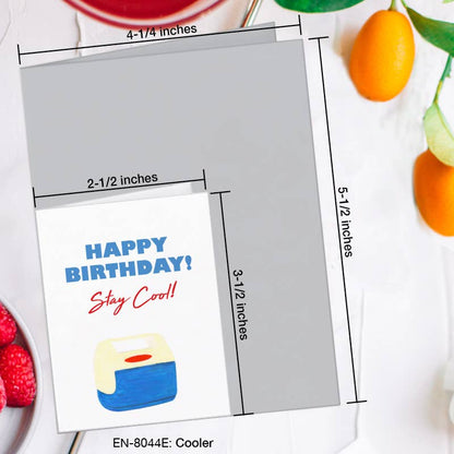 Cooler, Greeting Card (8044E), Enclosure, www.printedcanvas.com