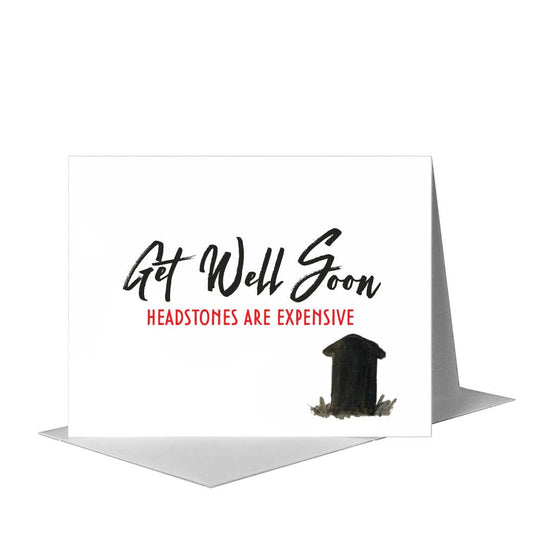 Graveyard, Greeting Card (#8286B) A2 Card Front, www.printedcanvas.com
