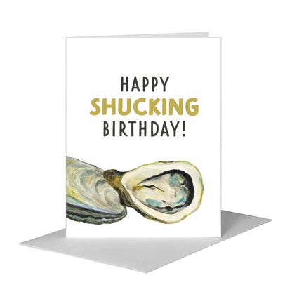 Oysters, Greeting Card (#8448E), A2 Card Front, www.printedcanvas.com