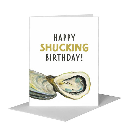 Oysters, Greeting Card (#8448E) A2 Card Front, www.printedcanvas.com