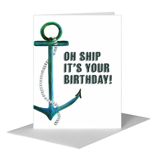Ahoy, Greeting Card (#8570C) A2 Card Front, www.printedcanvas.com