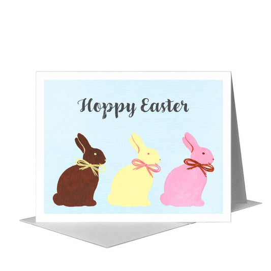 Bunnies, Greeting Card (#8654A) A2 Card Front, www.printedcanvas.com