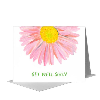 Chrysanthemum Blooms, Greeting Card (#7820V) A2 Card Front, www.printedcanvas.com