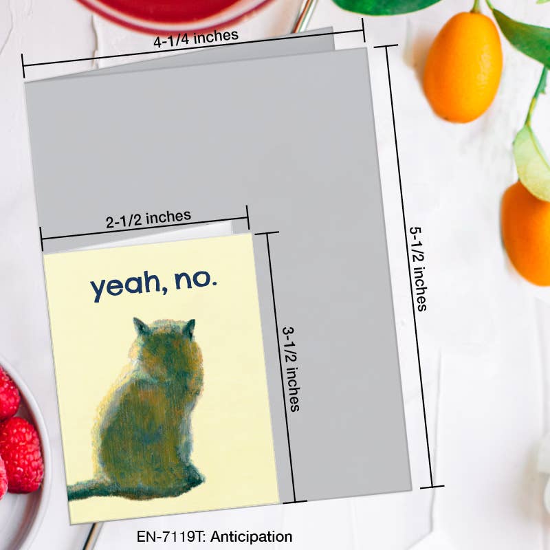 Anticipation, Greeting Card (7119T), Enclosure, www.printedcanvas.com