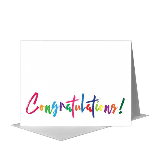 Congratulations Too, Greeting Card (#8291D) A2 Card Front, www.printedcanvas.com