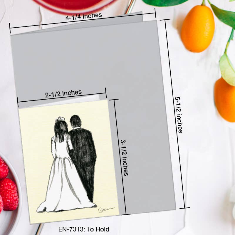 To Hold, Greeting Card (7313A), Enclosure Card, www.printedcanvas.com