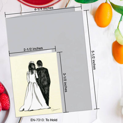 To Hold, Greeting Card (7313A), Enclosure Card, www.printedcanvas.com