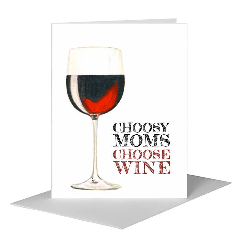 Vino, Greeting Card (#8438Z) A2 Card Front, www.printedcanvas.com