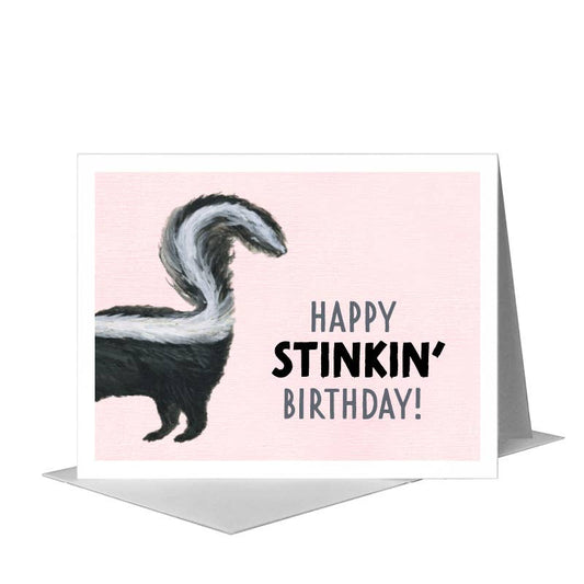 Skunk, Greeting Card (#8274E) A2 Card Front, www.printedcanvas.com