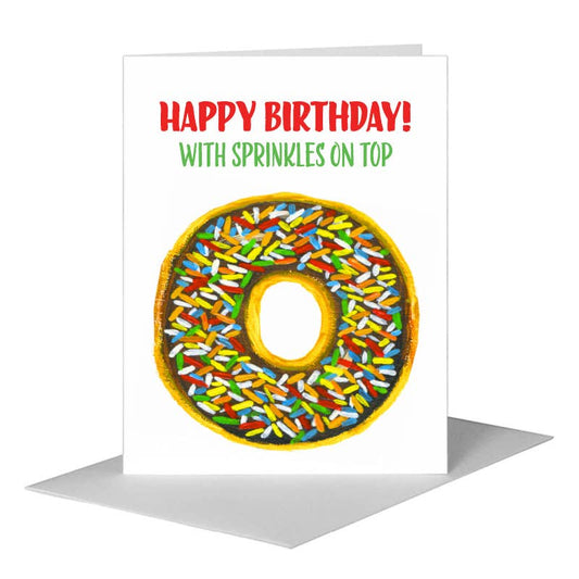 Yummy Dozen, Greeting Card (#8414T) A2 Card Front, www.printedcanvas.com