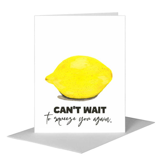 Lemon, Greeting Card (#8486R) A2 Card Front, www.printedcanvas.com