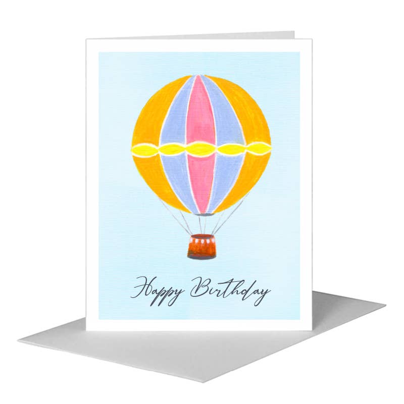 Balloon Carnival, Greeting Card (#8655A), A2 Card Front, www.printedcanvas.com