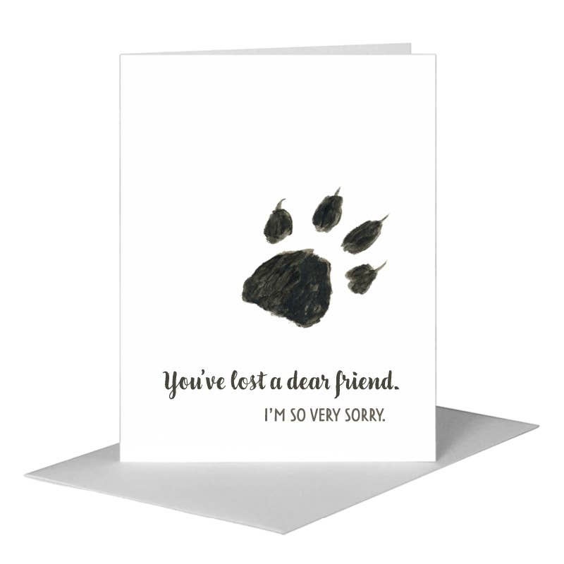 Cat Paw, Greeting Card (#8356P), A2 Card Front, www.printedcanvas.com