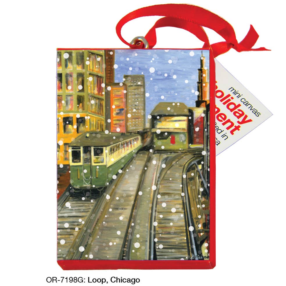 Loop, Chicago, Ornament (OR-7198G)