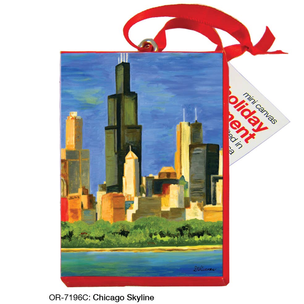 Chicago Skyline, Ornament (OR-7196C)