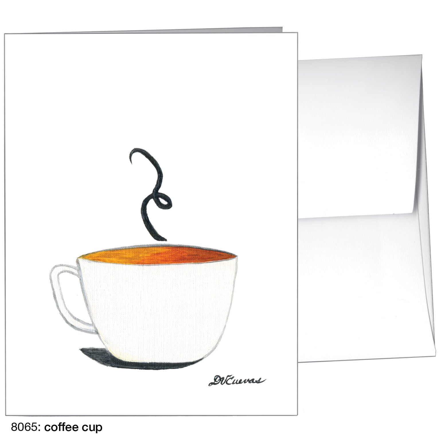 Coffee Cup, Greeting Card (8065), A2, printedcanvas.com