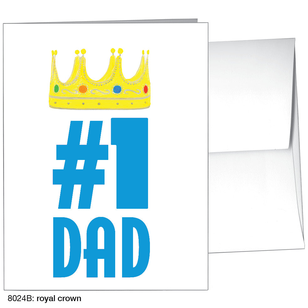 Royal Crown, Greeting Card (8024B), A2, printedcanvas.com