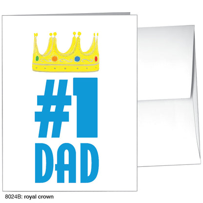 Royal Crown, Greeting Card (8024B), A2, printedcanvas.com