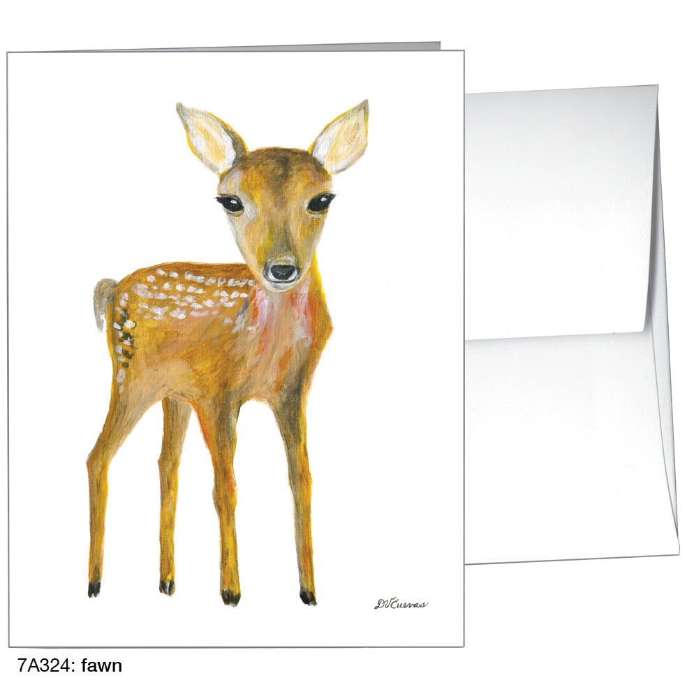 Fawn, Greeting Card (8449), A2, printedcanvas.com