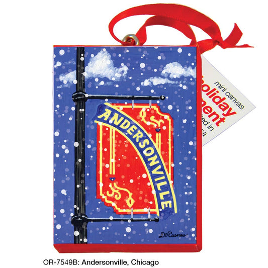 Andersonville, Chicago, Ornament (OR-7549B)