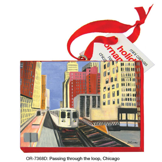 Passing Through The Loop, Chicago, Ornament (OR-7368D)