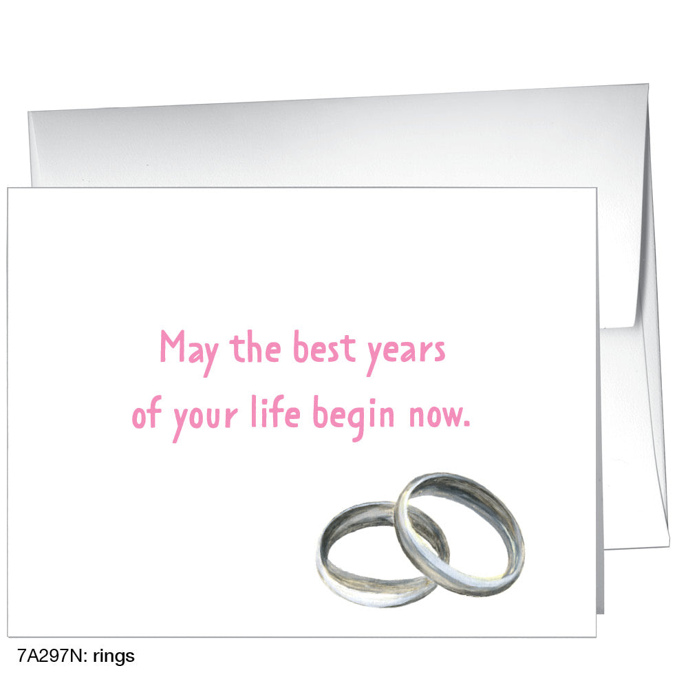 Rings, Greeting Card (8432N), A2, printedcanvas.com