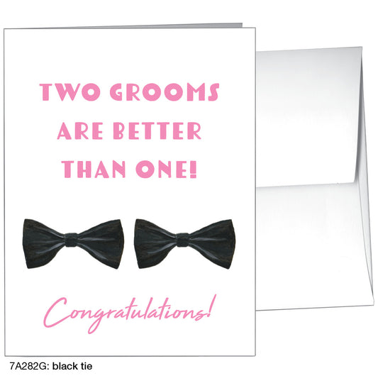 Black Tie, Greeting Card (8420G), A2, printedcanvas.com