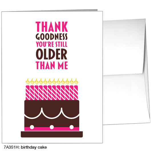 Birthday Cake, Greeting Card (8470H), A2, printedcanvas.com