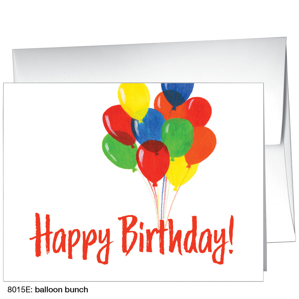 Balloon Bunch, Greeting Card (8015E), A2, printedcanvas.com
