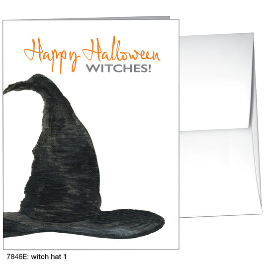 Witch Hat 1, Greeting Card (7846E), A2 Card Front, www.printedcanvas.com