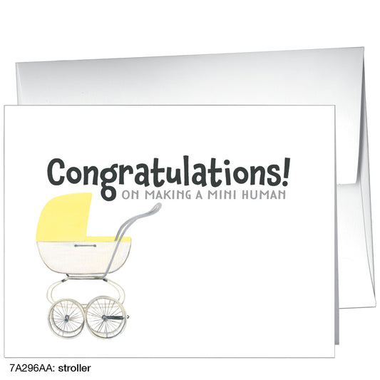 Stroller, Greeting Card (8431AA), A2, printedcanvas.com
