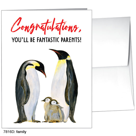 Family, Greeting Card (7816D), A2, printedcanvas.com