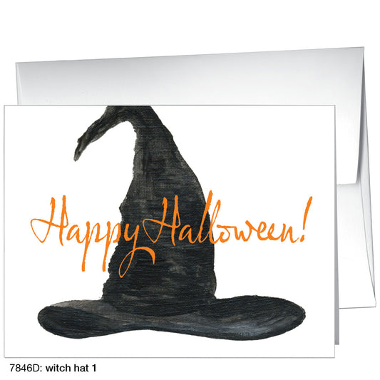 Witch Hat 1, Greeting Card (7846D), A2 Card Front, www.printedcanvas.com