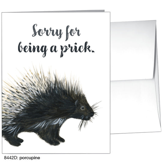 Porcupine, Greeting Card (8442D), A2, printedcanvas.com