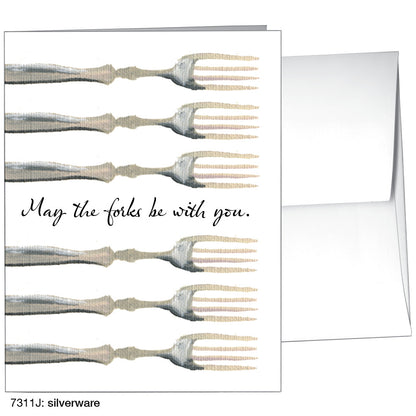 Silverware, Greeting Card (7311J), A2, printedcanvas.com