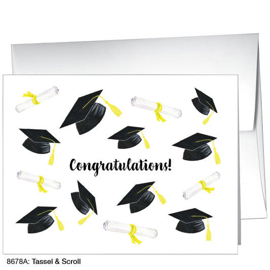 Tassel & Scroll, Greeting Card (8678A), A2, printedcanvas.com