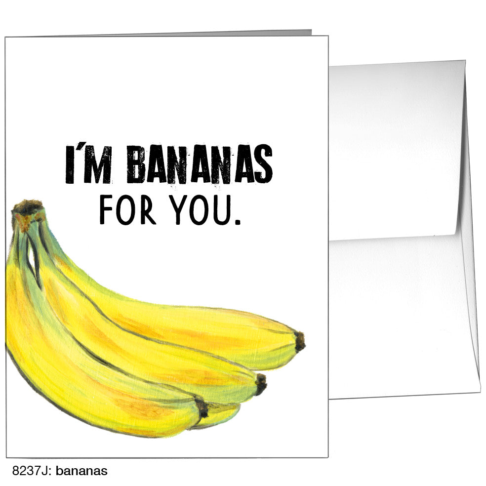 Bananas, Greeting Card (8237J), A2, printedcanvas.com