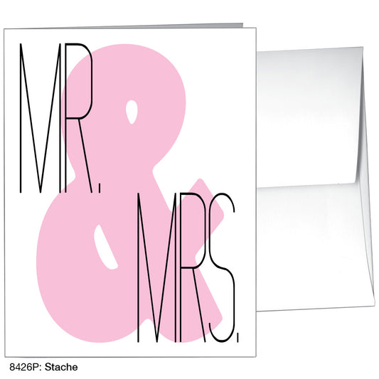 Stache, Greeting Card (8426P), A2, printedcanvas.com