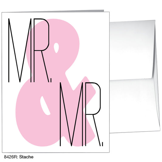 Stache, Greeting Card (8426R), A2, printedcanvas.com