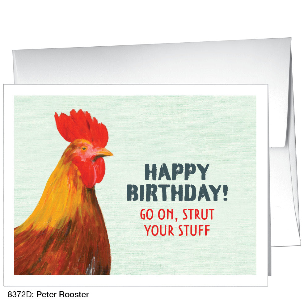 Peter Rooster, Greeting Card (8372D), A2, printedcanvas.com