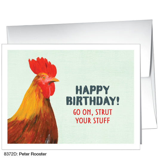 Peter Rooster, Greeting Card (8372D), A2, printedcanvas.com
