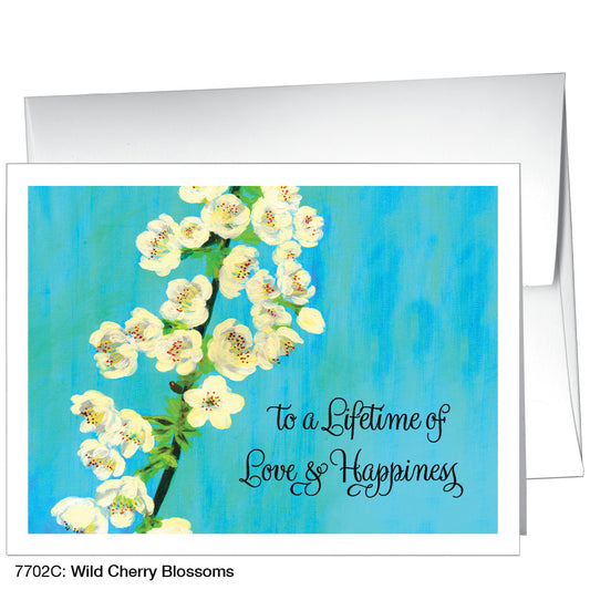 Wild Cherry Blossoms, Greeting Card (7702C), A2, printedcanvas.com