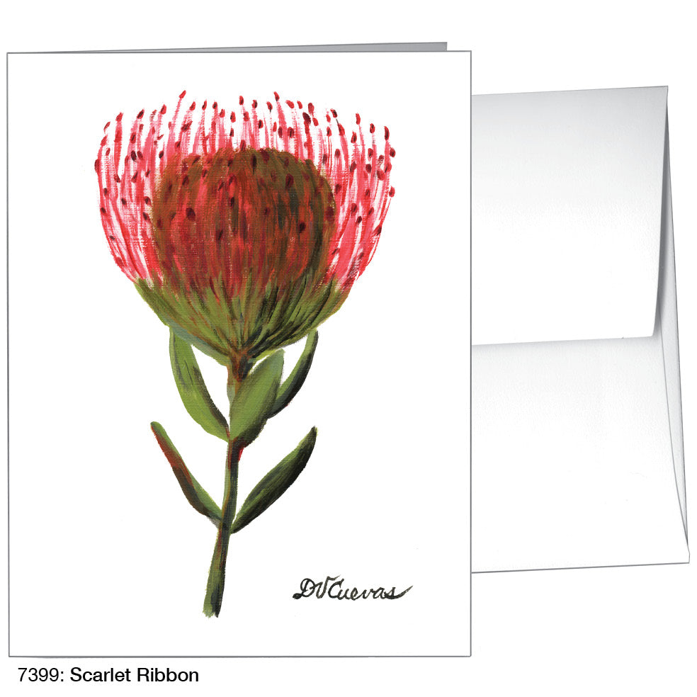Scarlet Ribbon, Greeting Card (7399A), A2 Card Front, www.printedcanvas.com