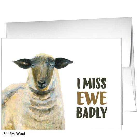 Wool, Greeting Card (8443A), A2, printedcanvas.com