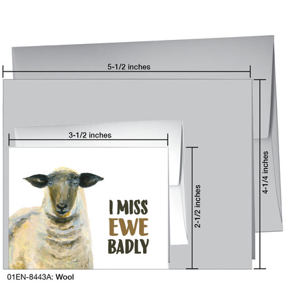 Wool, Greeting Card (8443A), Enclosure, printedcanvas.com